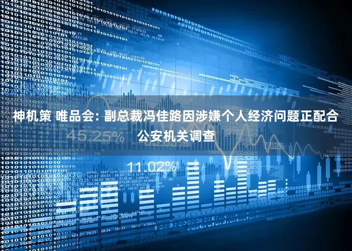 神机策 唯品会: 副总裁冯佳路因涉嫌个人经济问题正配合公安机关调查