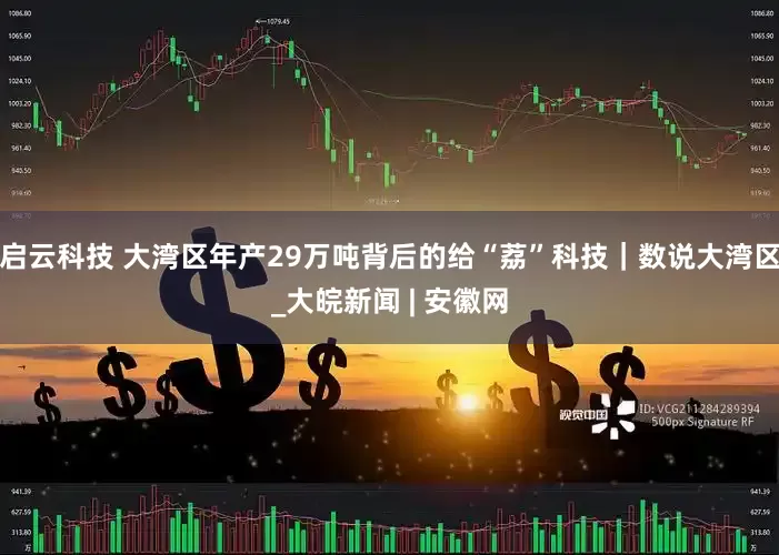 启云科技 大湾区年产29万吨背后的给“荔”科技｜数说大湾区_大皖新闻 | 安徽网