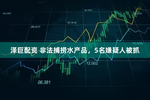泽巨配资 非法捕捞水产品，5名嫌疑人被抓